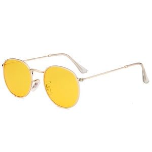 Yellow Round Sunglasses